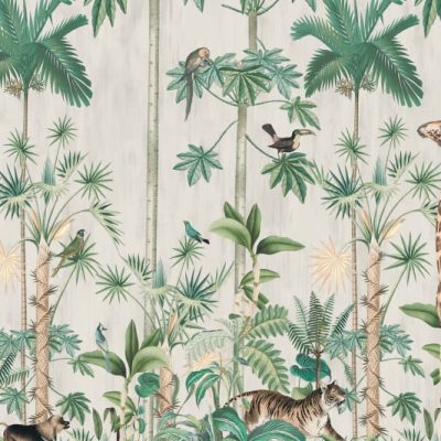 Giraffe Jungle Wall Mural