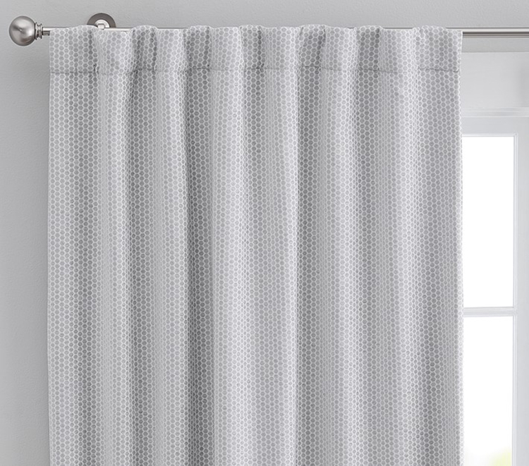 Gray Blackout Curtains for the Nursery