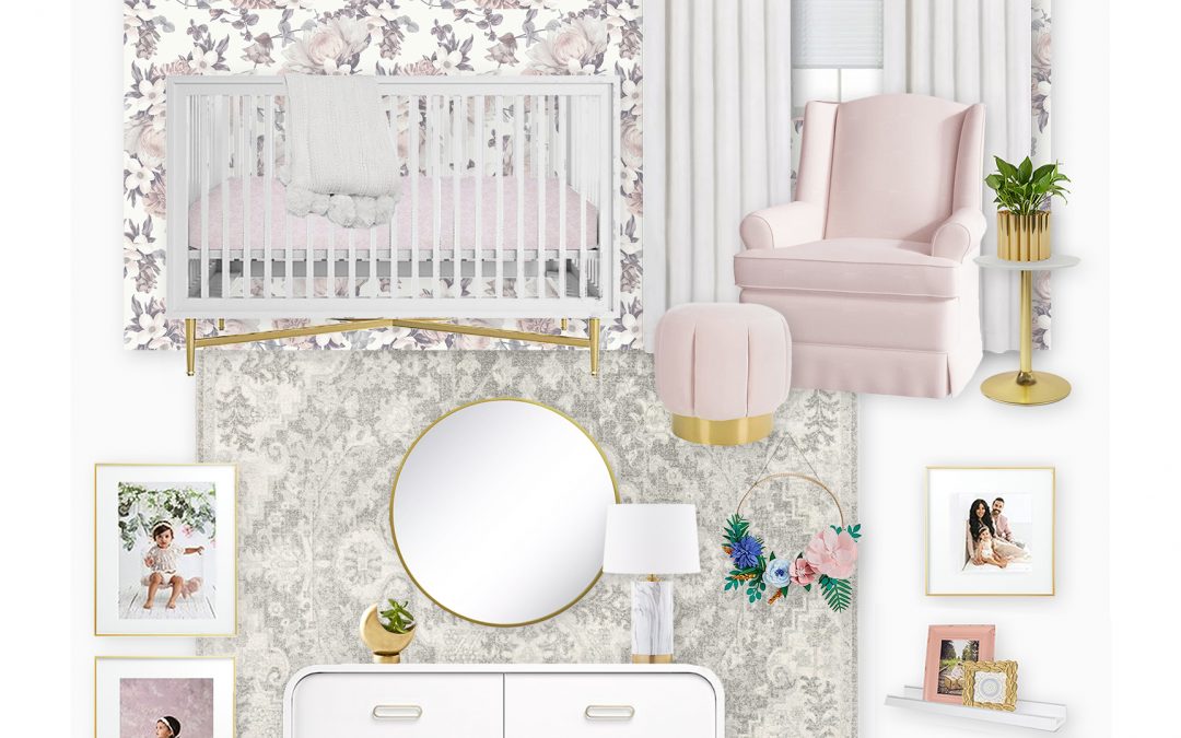Get the Look: Recreating a Blush Floral Nursery