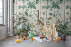 Giraffe Jungle Wall Mural
