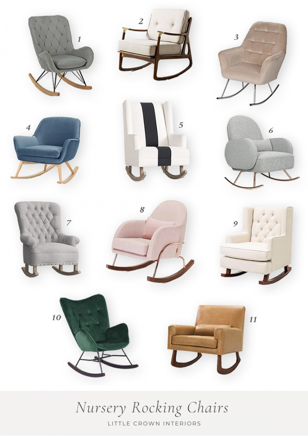 Beautiful Nursery Rocking Chairs for Every Budget Little Crown Interiors