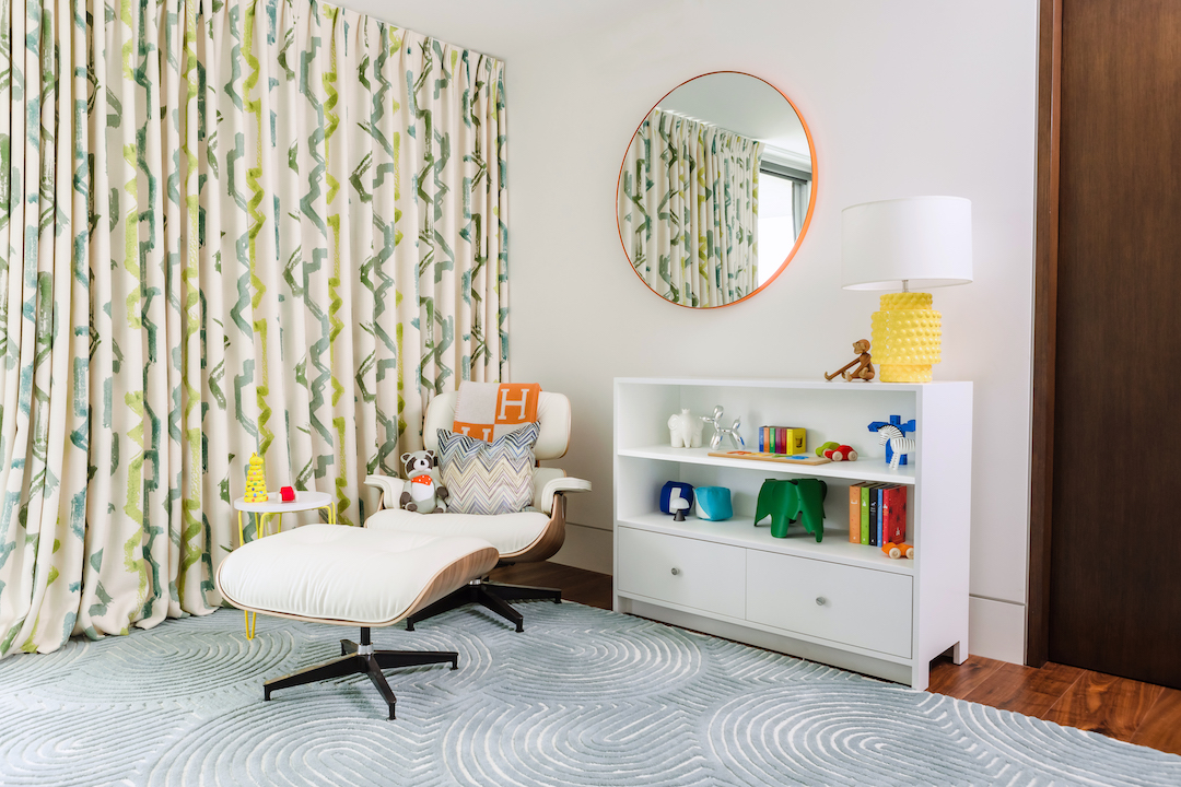 colorful-nursery-interior-design Colorful Safari Nursery Design by Little Crown Interiors
