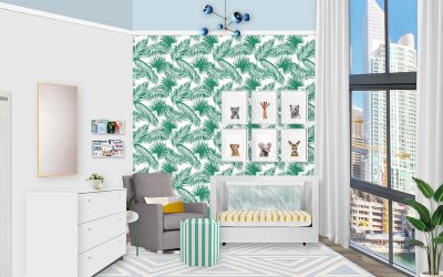 A Miami Inspired Palm Nursery Virtual Design Reveal