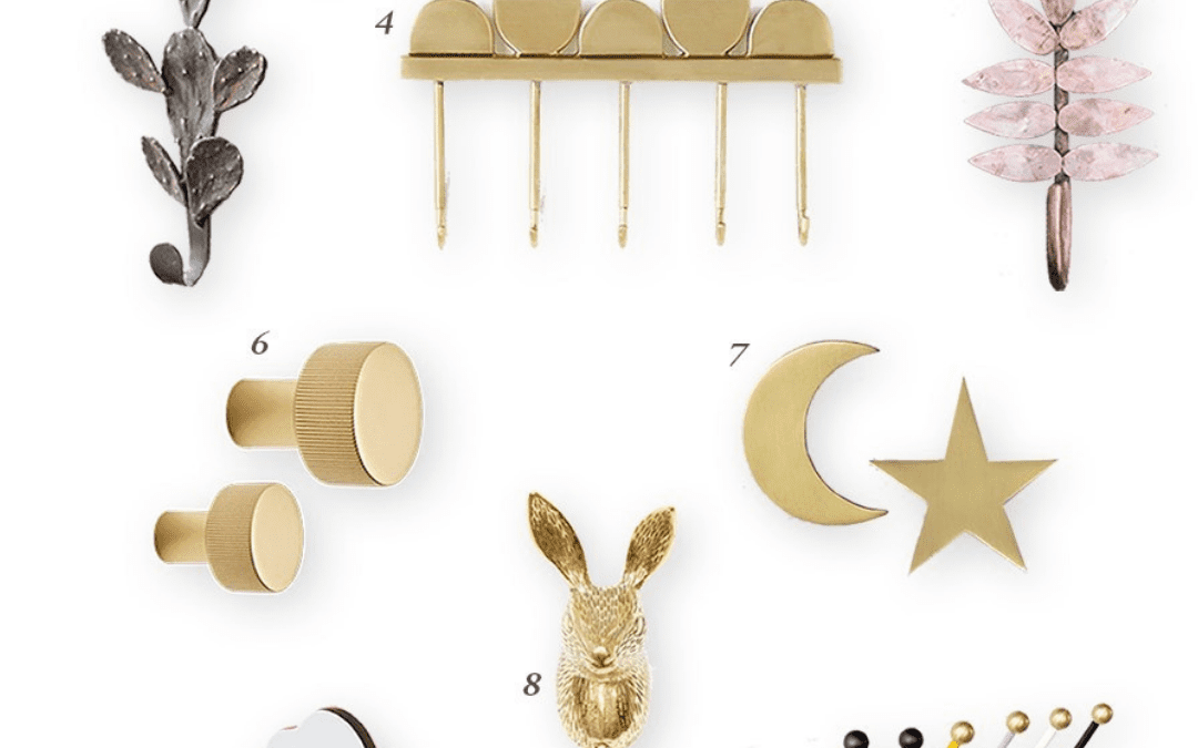 My Favorite Wall Hooks and Knobs for the Nursery