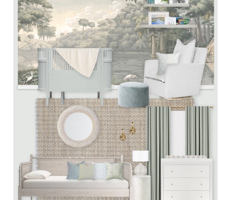 Neutral Southern Jungle Nursery E-Design Reveal