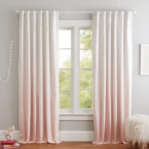 Ombre Blush Blackout Curtain Panel