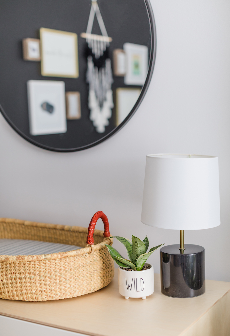 Black and White Nursery Design by Little Crown Interiors