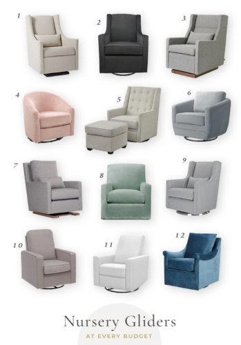 My Favorite Nursery Gliders for Every Budget