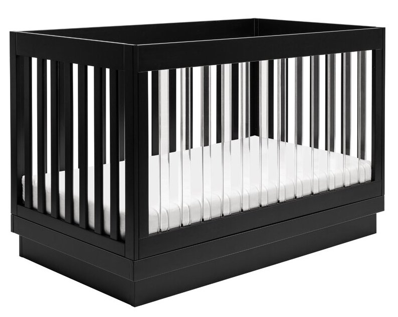 Harlow 3 in 1 Convertible Acrylic Crib