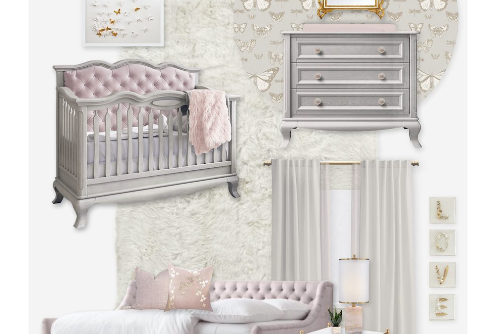 Sneak Peek of a Traditional Girl’s Butterfly Nursery