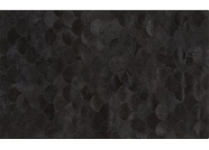 Scallop Black Hide Rug