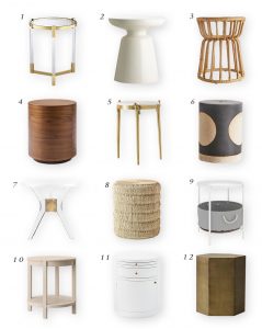 Nursery Side Tables | Little Crown Interiors