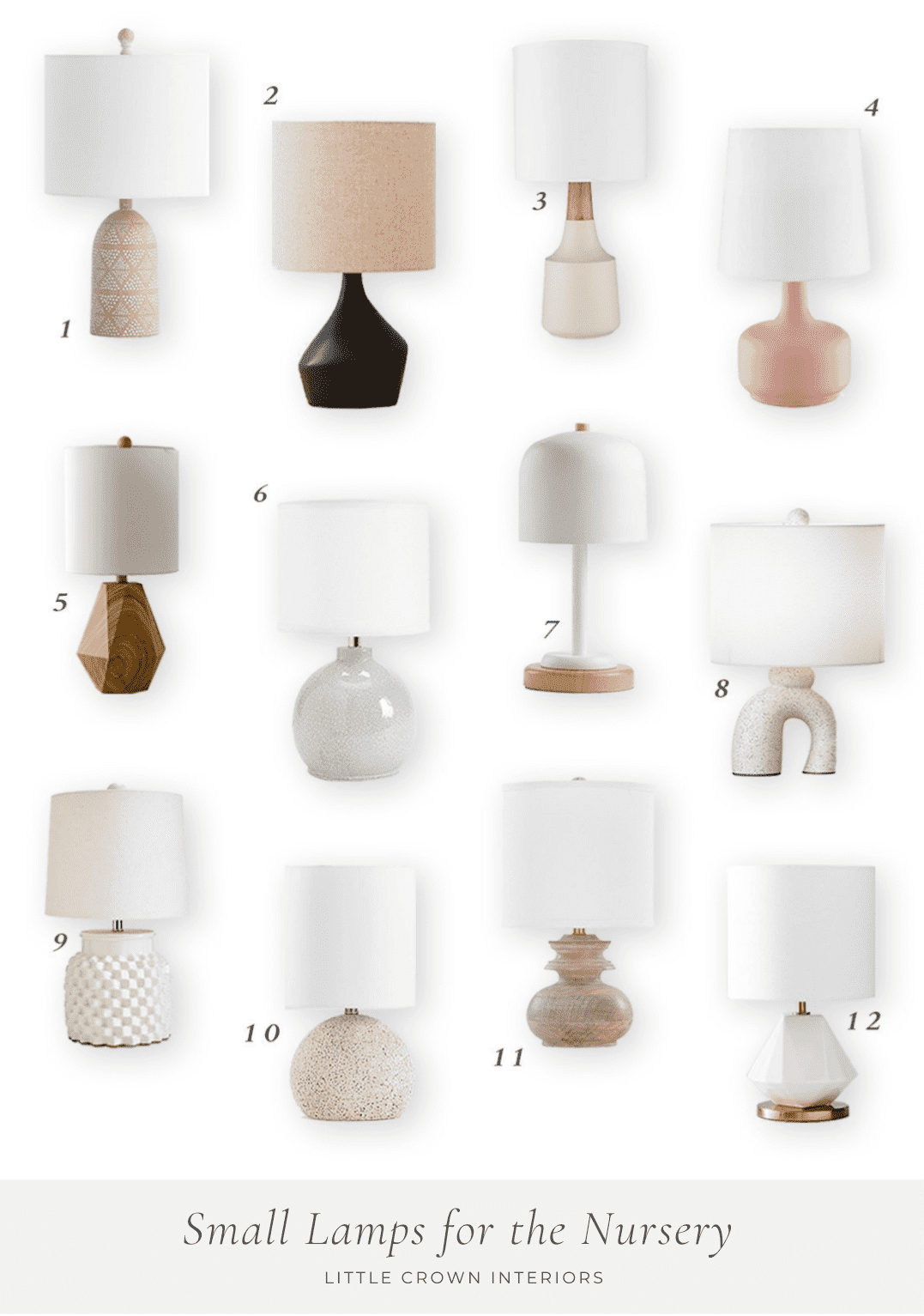 Small Lamps for the Nursery