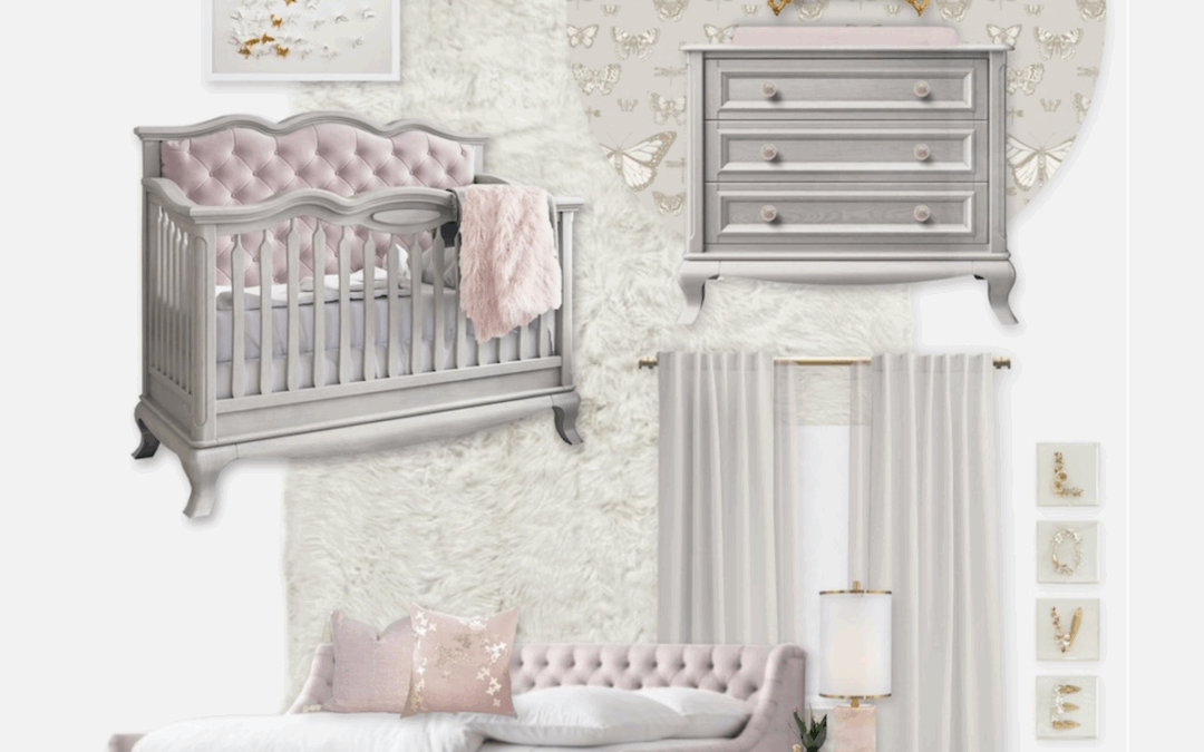 Sneak Peek of a Traditional Girl’s Butterfly Nursery