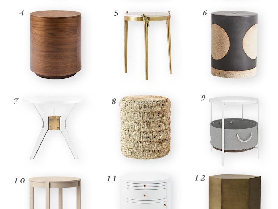 My Favorite Side Tables for the Nursery