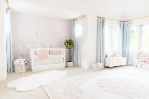 Floral Girl's Nursery by Little Crown Interiors