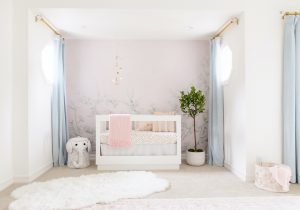 Floral Girl's Nursery by Little Crown Interiors