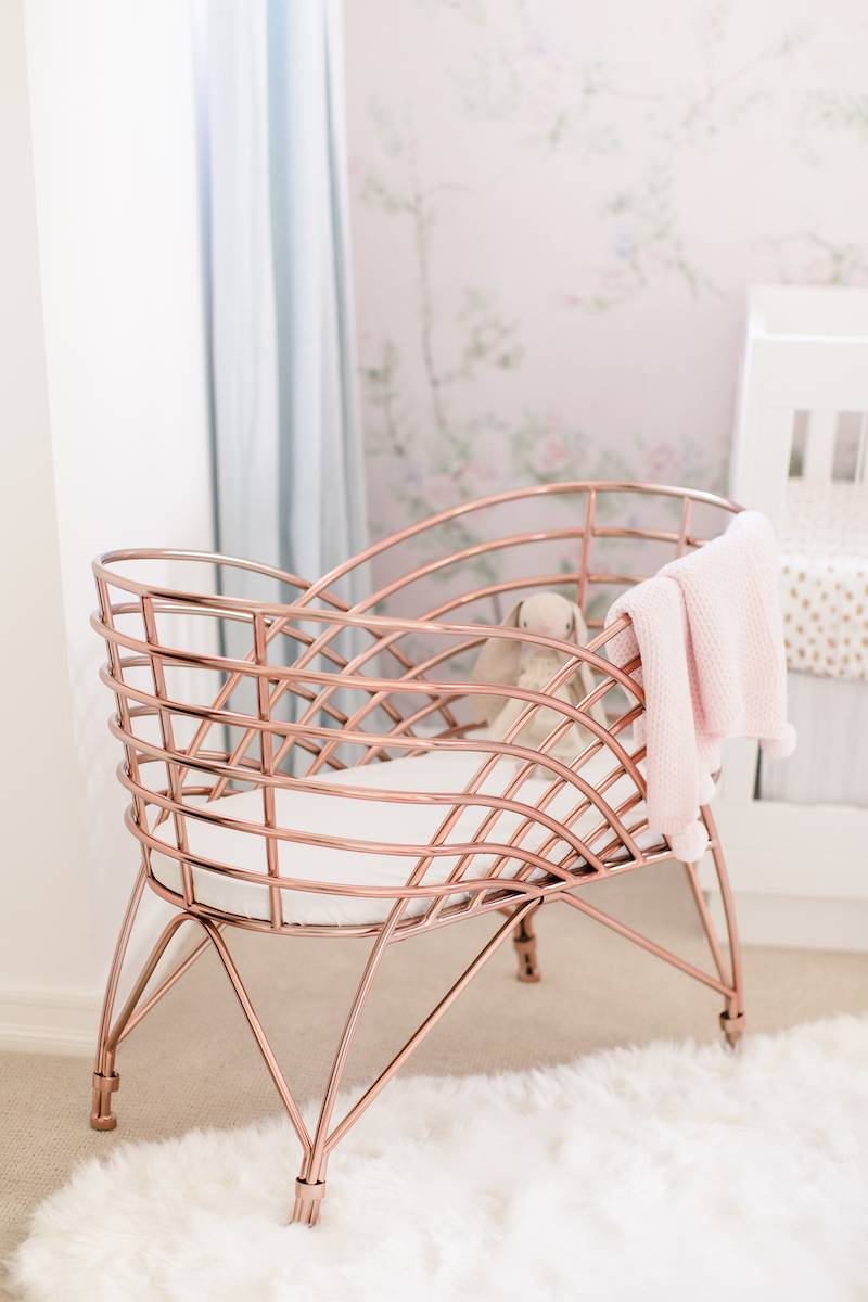 Floral Girl's Nursery by Little Crown Interiors