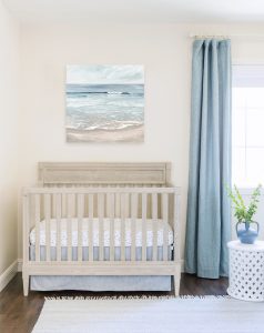 Ocean Theme Nursery Design by Little Crown Interiors