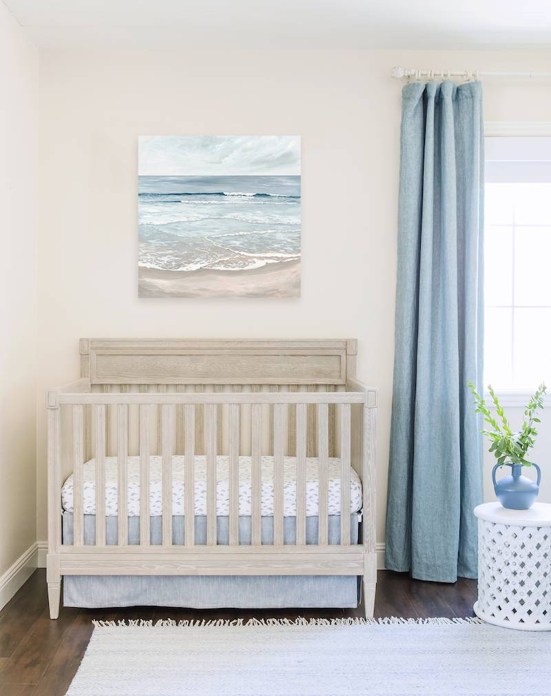 Ocean Theme Nursery Design by Little Crown Interiors