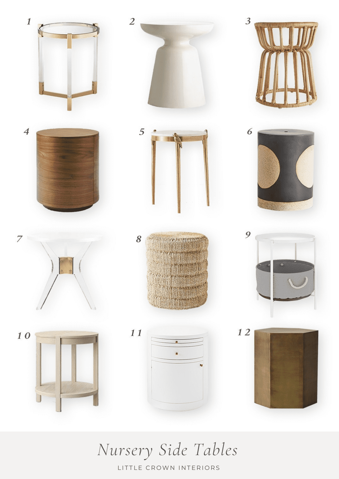 Nursery Side Tables