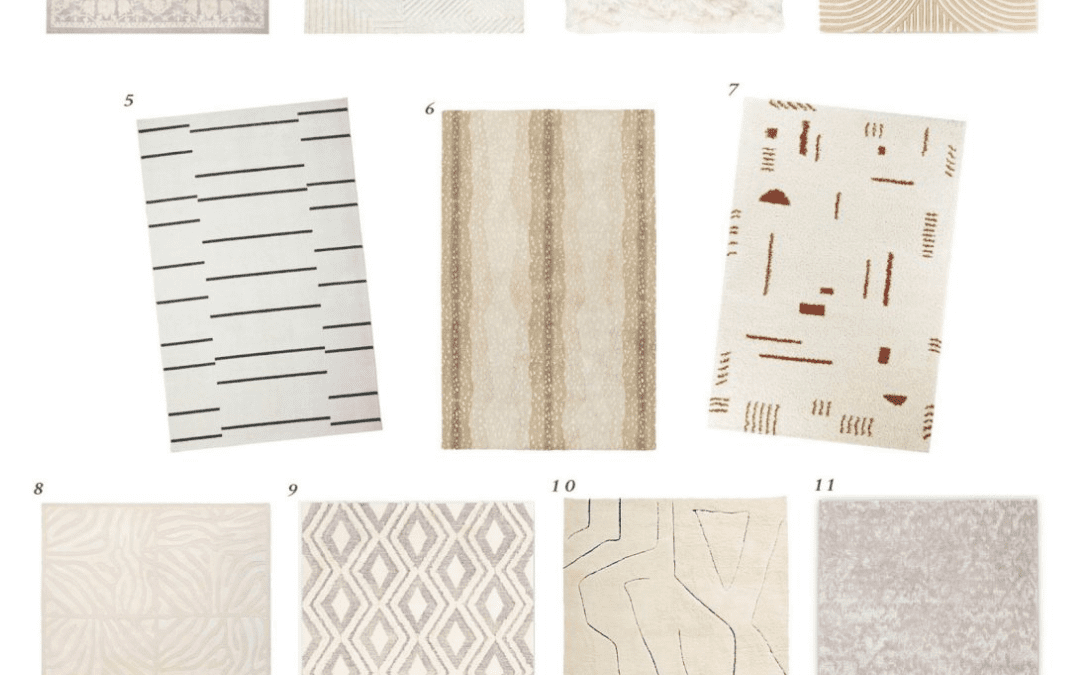 My Favorite Neutral Rugs for the Nursery