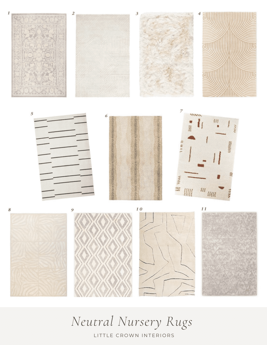 Neutral Nursery Rugs