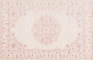 Blush pink rug for nursery