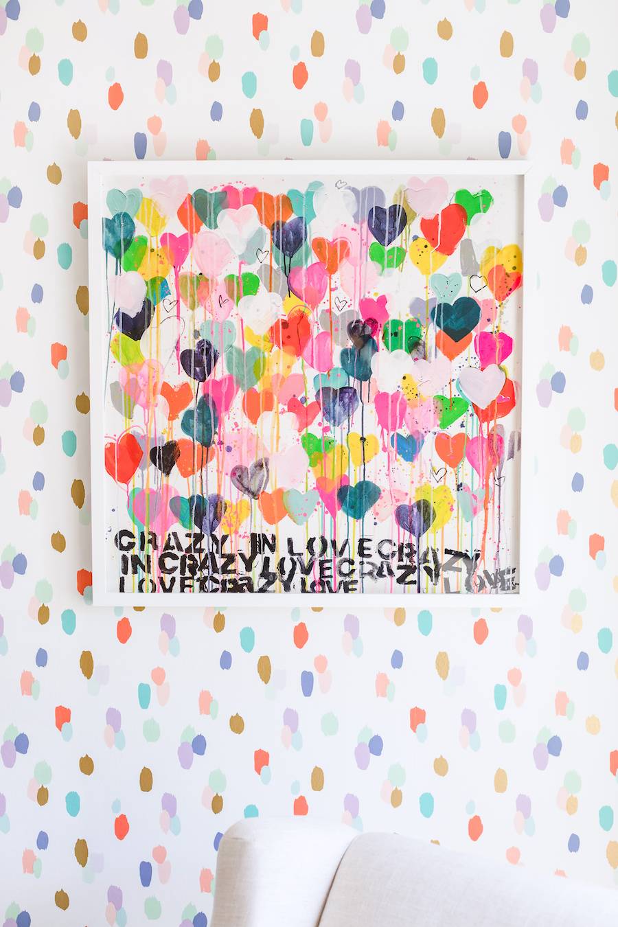 colorful-nursery-artwork-kerri-rosenthal Colorful Heart Nursery Art by Kerri Rosenthal