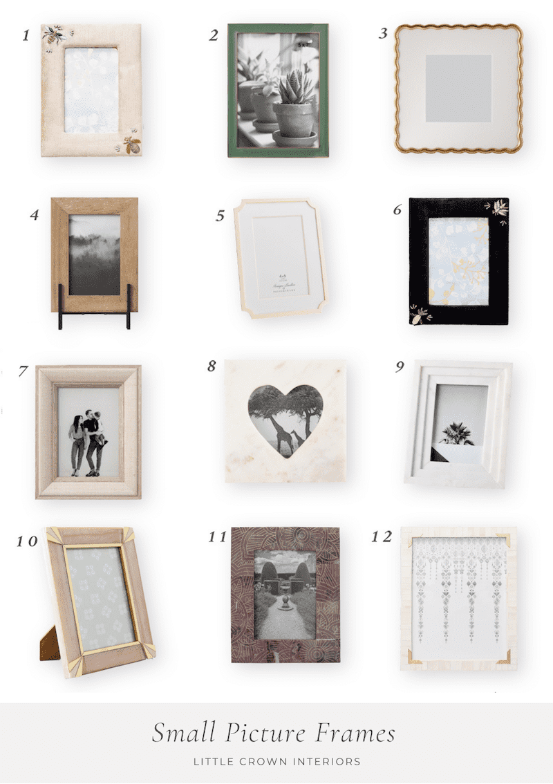 Small Picture Frames for the Nursery