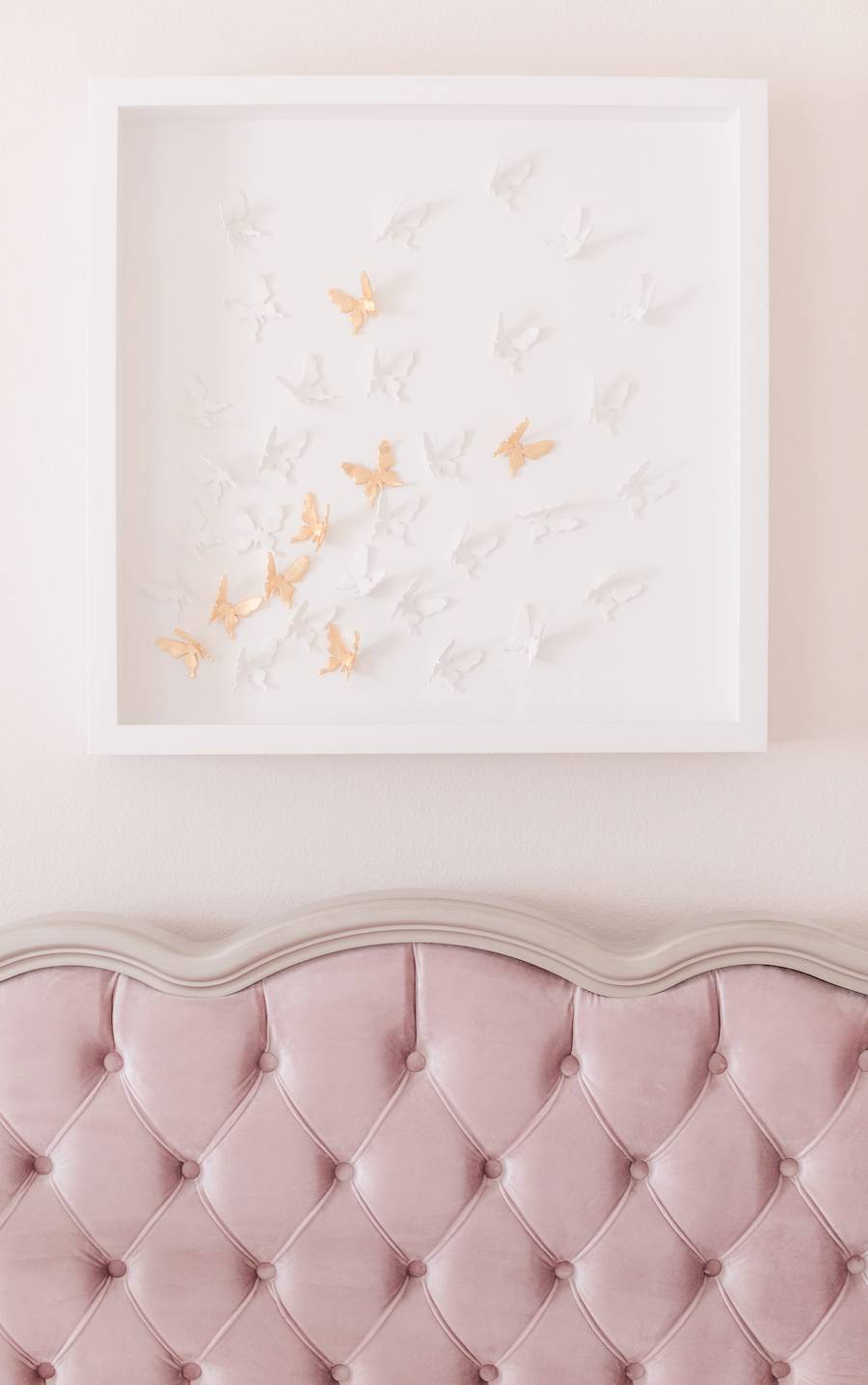 Traditional Nursery with Custom Butterfly Art