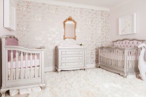 Traditional Butterfly Nursery for Twins