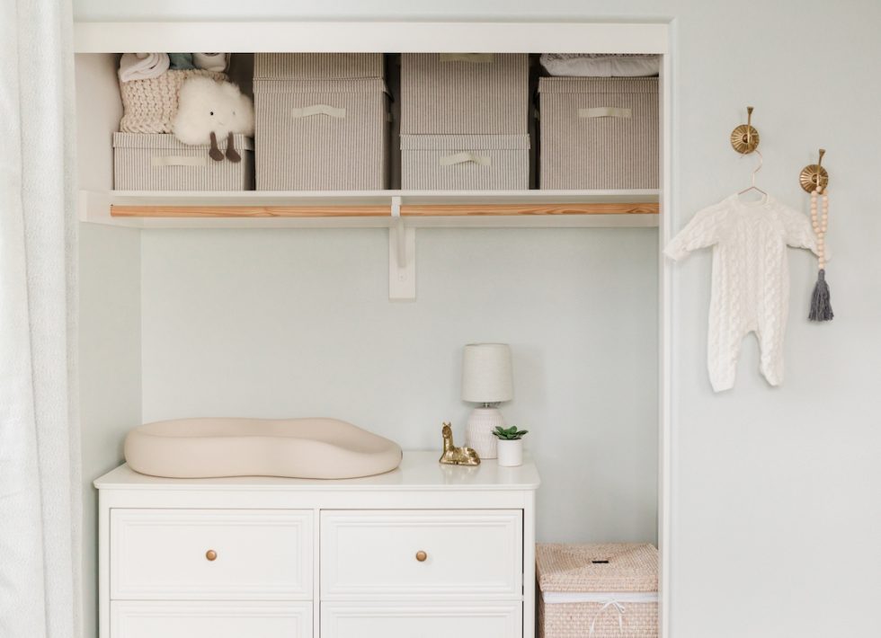 Mint Green Southern Nursery Design in Orange County Little Crown