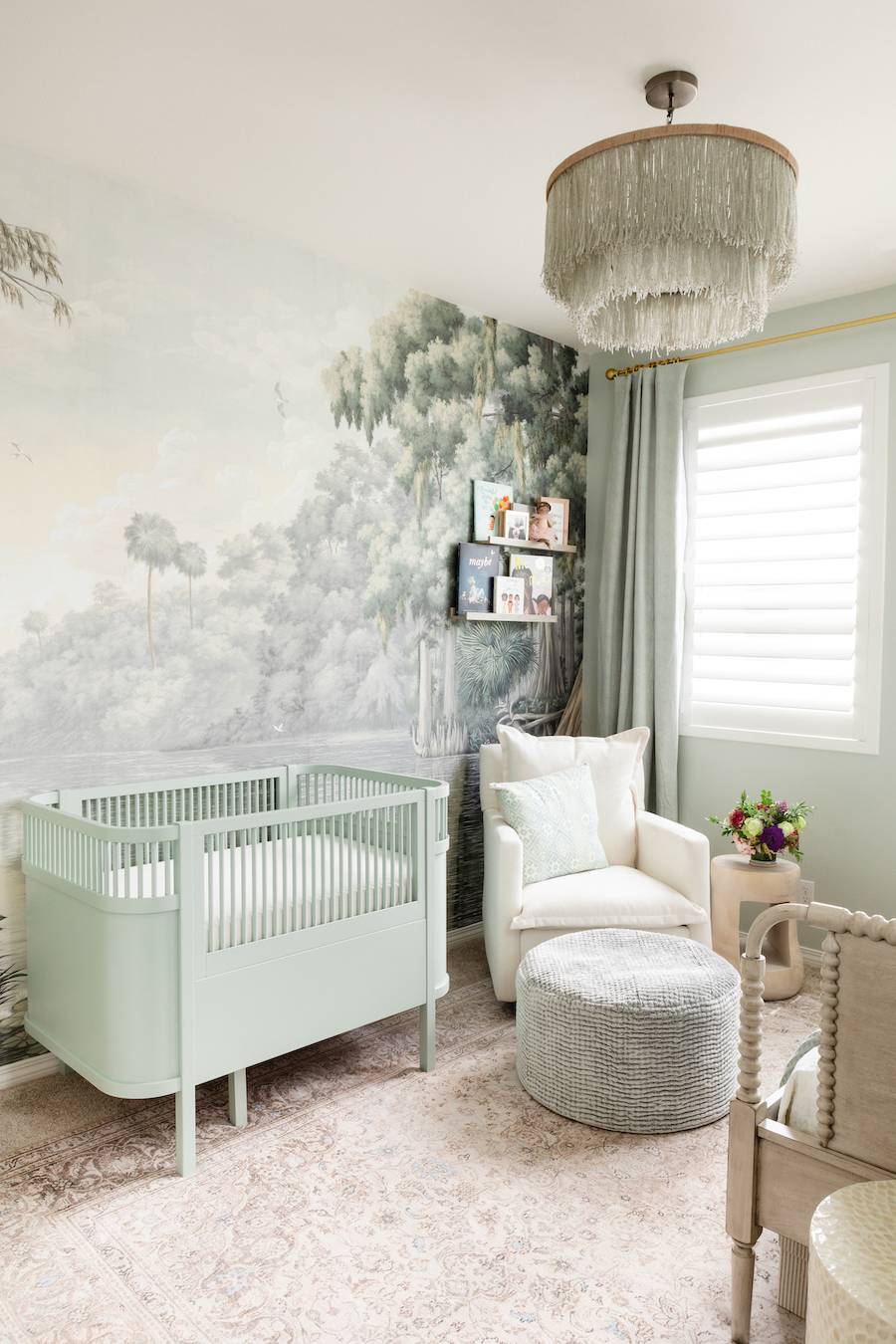 Southern Inspired Mint Green Nursery Design