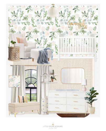 Blue & Green Neutral Nursery E-Design