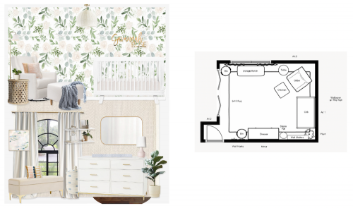 Blue & Green Neutral Nursery E-Design