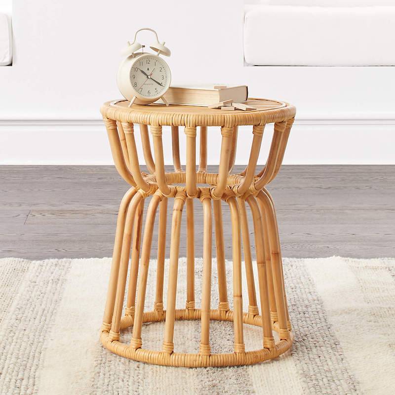 Natural Rattan Nightstand