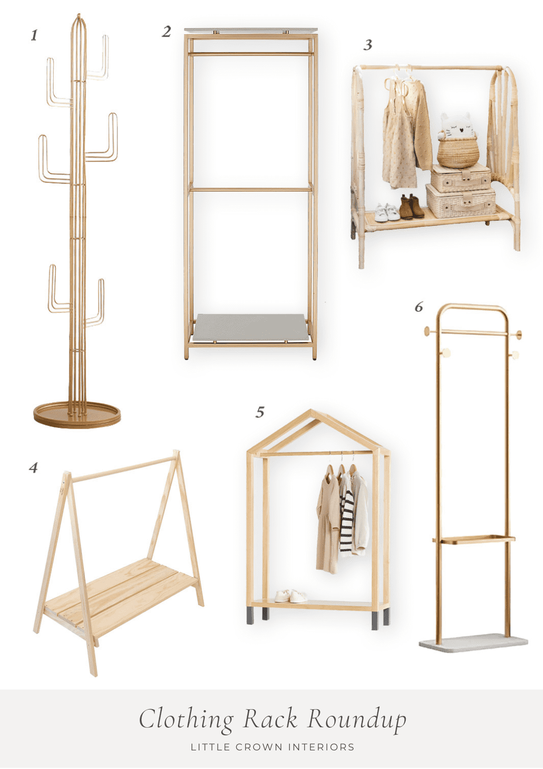 Clothing Rack for Nurseries and Kid's Rooms