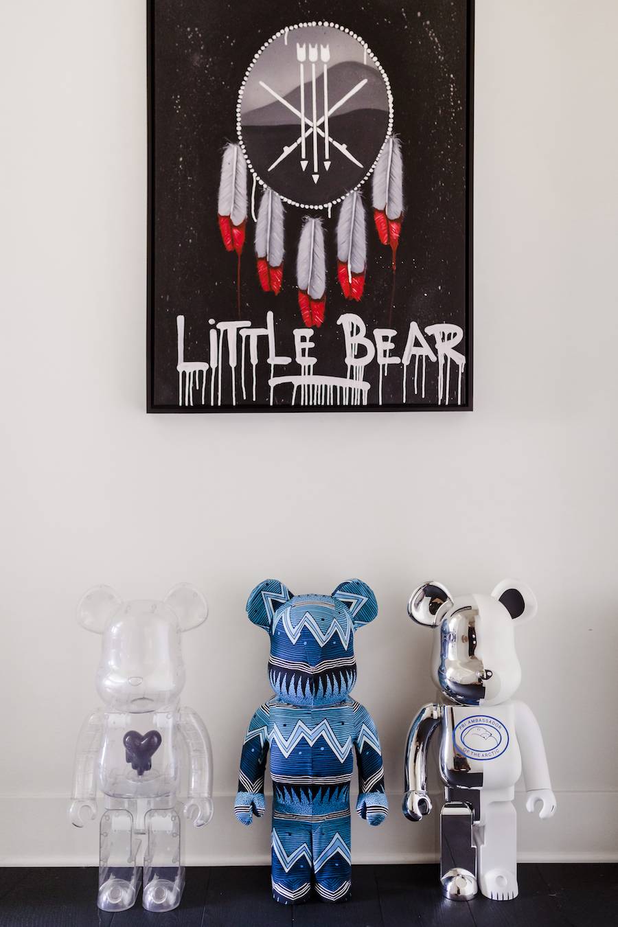 Black Nursery with Custom Art by Little Crown Interiors