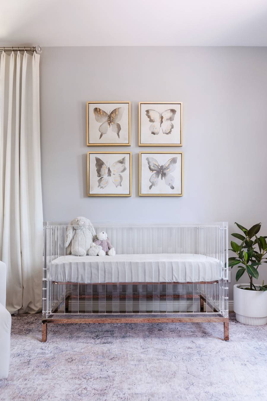 Lavender Nursery Design by Little Crown Interiors