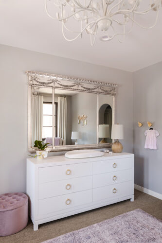 Lavender Nursery Design by Little Crown Interiors