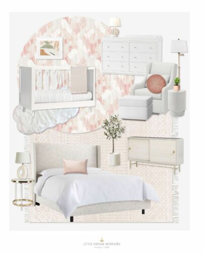 Blush Neutral Nursery E-Design