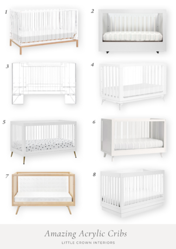 The Best Acrylic Cribs for the Nursery
