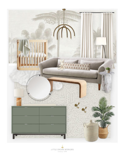 Shared Nursery with Subtle Jungle Details