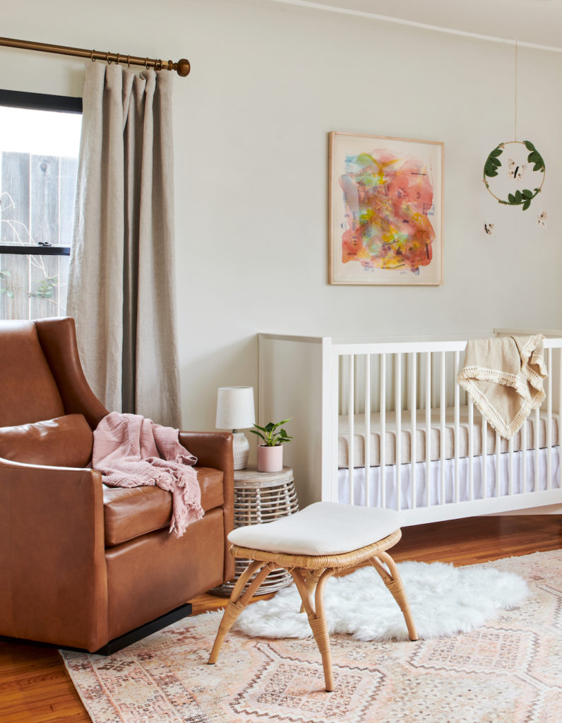 Vintage Neutral Blush Nursery Design