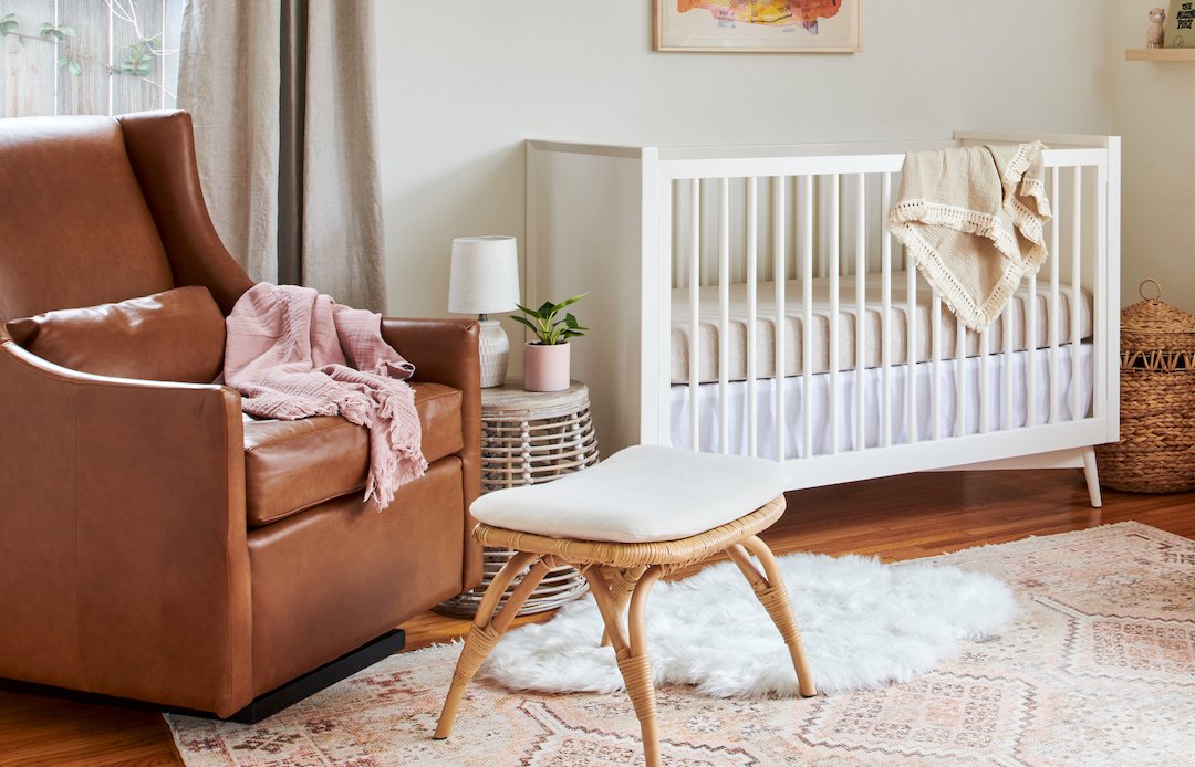 Vintage Neutral Blush Nursery Design