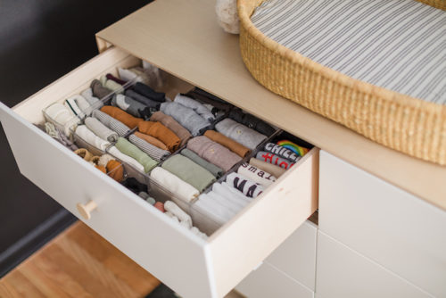 Drawer Organizers for Nursery Dresser