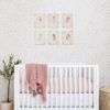 Leafy Blush Nursery Design by Little Crown Interiors
