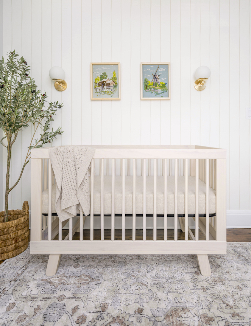 Neutral Organized Nursery Design by Little Crown Interiors