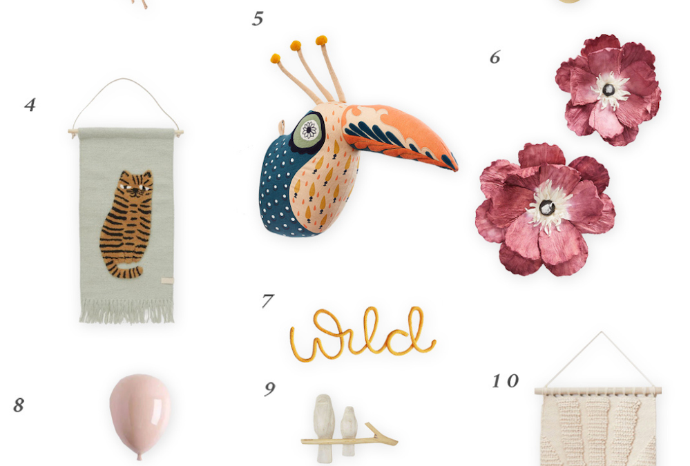 Adorable Wall Hangings for Nursery & Kids